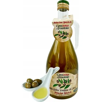 Rostlinný olej Extra panenský olivový olej Grezzona Frantoio 1l Levante láhev s uchem