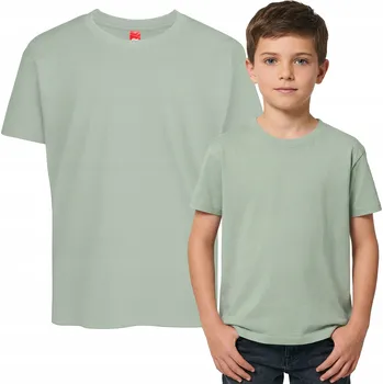 Chlapecké tričko Silné bavlněné tričko pro kluka holku do školky zelené 98