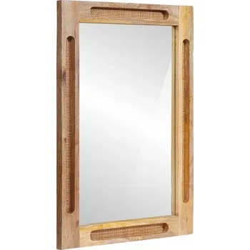 Zrcadlo Zrcadlo Hnědá 50 x 70 x 3 cm Mangové dřevo