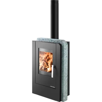 Krbová kamna NORDBY, černá/Speckstein antik