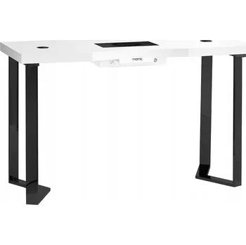 Psací stůl Obdélníkový psací stůl Momo 120 x 50 x 74,7 cm bílý, černý
