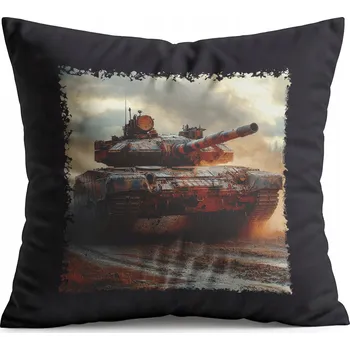 Polštář POLŠTÁŘ ČERNÝ DÁREK - TANK ARMÁDA