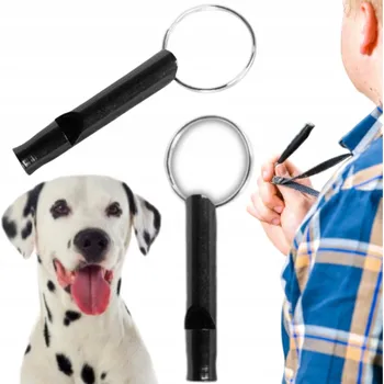 tréninková pomůcka pro psa ULTRAZVUKOVÁ PÍŠŤALKA PRO PSA PRO VÝCVIK A TRÉNINK - KOVOVÁ, ČERNÁ (PRO BLACK)