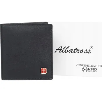 Peněženka Pánská kožená peněženka Albatross Cruz černá