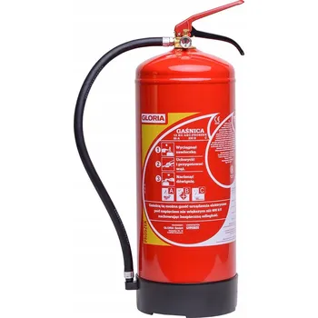 Hasicí přístroj Hasicí Přístroj Gloria 12 l 12 kg ABC s práškovým hasicím přístrojem a nástěnným držákem