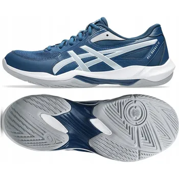 Pánská sálová obuv ASICS GEL-ROCKET 12 (41,5) Pánské volejbalové boty Modré síťované