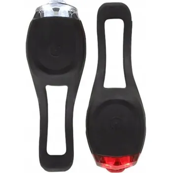 Cyklosvítilna Silikonové LED světlo na kolo přední zadní na baterie