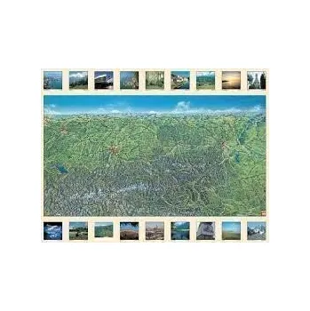 AKN 1 PAN B Rakousko panorama nástěnné