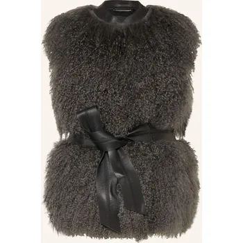 Dámská vesta Boss Dámská Vesta Santine, tmavě šedá, 36