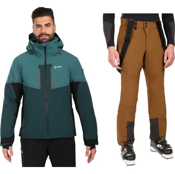 Pánský lyžařský komplet Tonnsi DGN 7XL + Rhea BRN 7XL