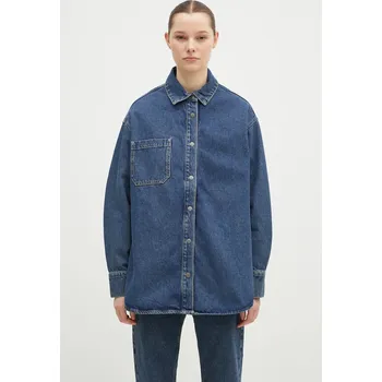 Dámská košile Džínová košile KSUBI Oversized Longsleeve Shirt Subway, XS, modrá, 55X