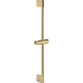 Tyč na sprchový závěs Tutumi Rea, sprchový sloup s držákem na ruční sprchu 70cm, typ 01, zlatá matná, REA-P6500