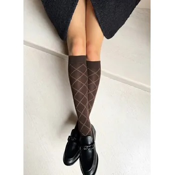 Dámské punčochy Podkolenky Veneziana Caro nero univerzální