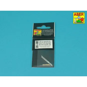 Plastikový model Aber Models 1/35 Set of 2 barrels for U.S cal .50 Browning M2 HB