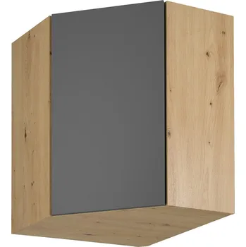 Kuchyňská skříňka Horní rohová skříňka Langen G60N – s dvířky a policí