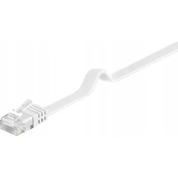 Síťový kabel MicroConnect U/UTP CAT6 0,50M bílý plochý kabel, V-UTP6005W-FLAT