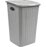 Koš na prádlo Elegance 50 l, šedý