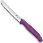 Nůž na rajčata zoubkovaný SWISS CLASSIC 11 cm fialový - Victorinox (SWISS CLASSIC zoubkovaný nůž na rajčata, 11 cm fialový - Victorinox)