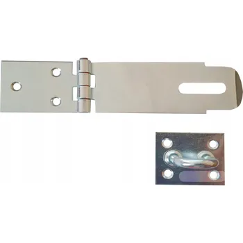 Závora na dveře, uzávěr petlice na branku 35x150 stříbrná