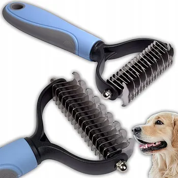 Kartáč pro zvířata TRIMMER HŘEBEN KARTÁČ NA SRST PRO ZVÍŘATA PSA KOČKU 17 cm UNIVERZÁLNÍ