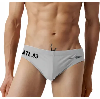 Pánské plavky Pánské plavky SLIPY sportovní na plavání do bazénu ATLANTIC KMT-252 XXL