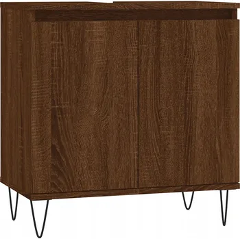 Koupelnový nábytek VidaXL Koupelnová skříňka, hnědý dub, 58x33x60 cm