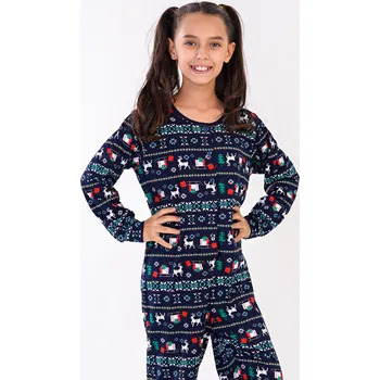 Kojenecké oblečení Dětský overal Merry christmas tmavě modrá 9 - 10