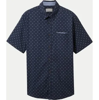 Pánská košile Tom Tailor pánská košile casual TOM TAILOR-1040138 N krátký rukáv regular střih bavlna velikost S