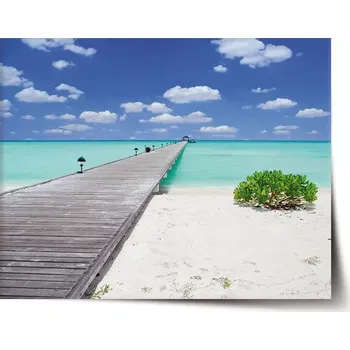 Plakát Sablio Plakát Molo na pláži - 60x40 cm