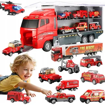 autíčko Hasičské auto pro děti s katapultem – hračka