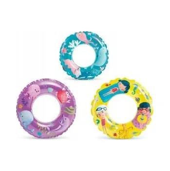 Nafukovací kruh Nafukovací kruh do vody Vydra Intex 59242, vícebarevný, průměr 61 cm