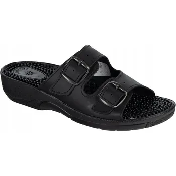 Dámské pantofle Nazouváky dámské kožené zdravotní pantofle fakírky Nadia 38