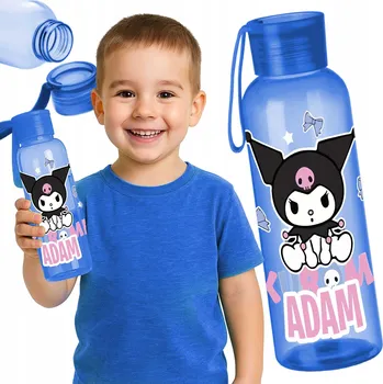 Láhev SKLENĚNÁ LÁHEV LAHEV NA PITÍ NA VODU TRITAN PRO DĚTI KUROMI ONEGAI MY MELODY