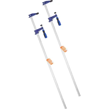 Truhlářská svěrka Vevor F-svorka 2 ks, otevření 91,4 cm, nosnost 272 kg, hloubka 63,5 mm