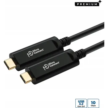 Datový kabel MicroConnect Prémiový optický kabel USB-C 15 m