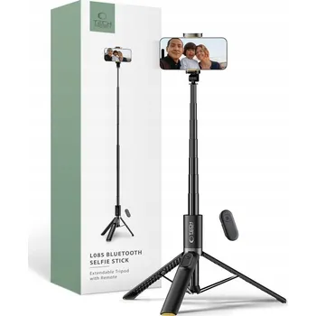 Selfie tyč Bluetooth selfie tyč, skládací tripod Tech-Protect stativ + dálkové ovládání