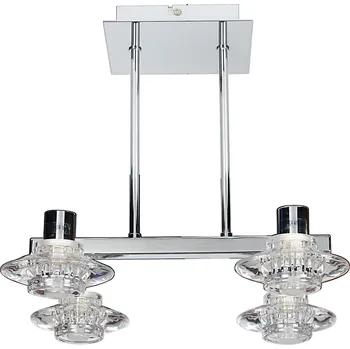 L&amp;h rastek bodová závěsná lampa 4x40W G9 chrom