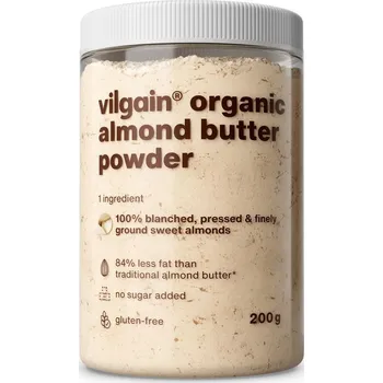 Vilgain Mandlové máslo v prášku BIO – 200&nbsp;g