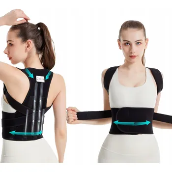 PAHOM Korektor držení těla - Pás pro podporu zad, unisex, prodyšný, velikost M