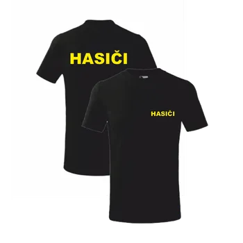 Chlapecké tričko Černé dětské triko pro hasiče