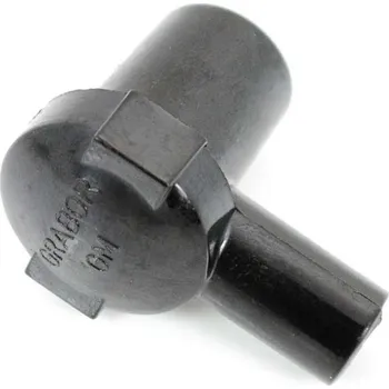 101_Octane Spark plug cap black plastic for Piaggio Vespa, Ciao, SI, Bravo MG00041141