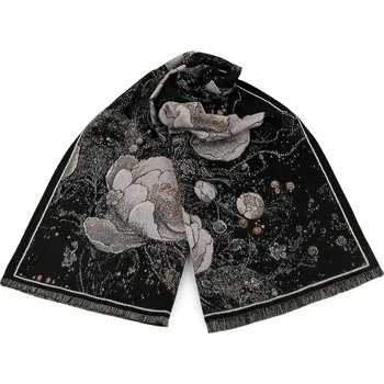 Šátek Šátek / šála / pléd typu kašmír 70x185 cm Varianta: 16 černá, Balení: 1 ks