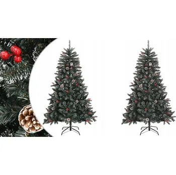 Vánoční stromek Zelený umělý vánoční stromek se stojanem, PVC, 120 cm