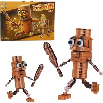 ostatní stavebnice STAVEBNICE ITALIAN BRAIN ROT TUNG TUNG TUNG SAHUR VELKÁ SADA KOSTEK 256 DÍLŮ