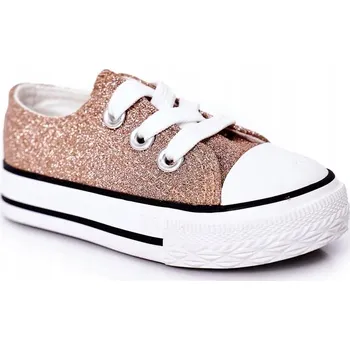 Dívčí tenisky Dětské tenisky vel. 18 zlaté