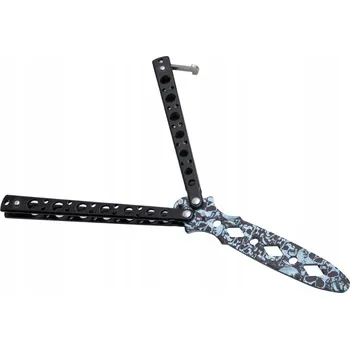 Kuchyňský nůž Tréninkový motýlek, motýlkový nůž DIAMOND CS:GO, černá lebka