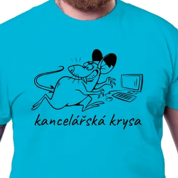Pánské tričko Tričko IT | Tričko Kancelářská krysa