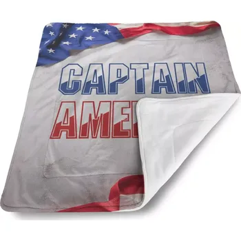 deka Sablio Deka pro miminko Kapitán Amerika Vlajka - 80x100 cm