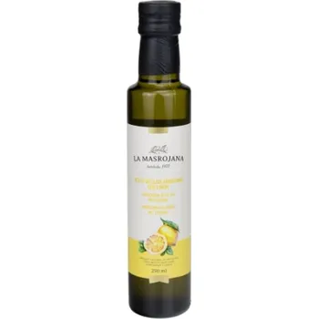 Rostlinný olej La Masrojana ochucený olivový olej s citronem 0,25 l