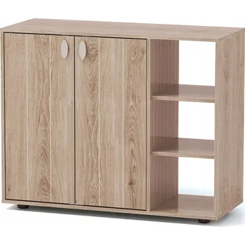 Botník Costway 80 x 64,5 x 31 cm, odstíny hnědé